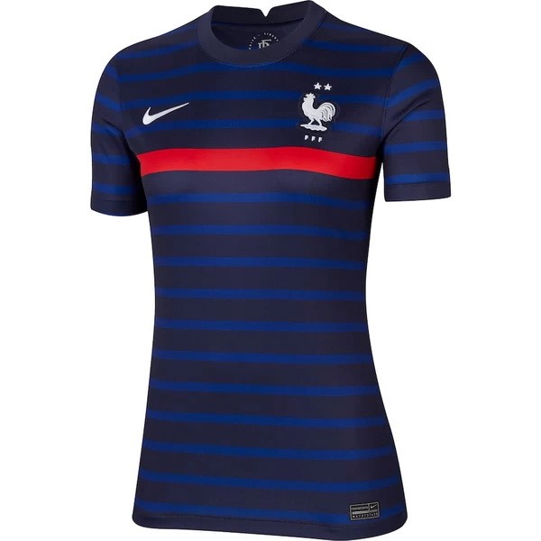 Camiseta Francia Replica Primera Ropa Mujer 2020 Azul